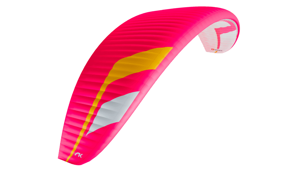 Light intermediate mid B paraglider, hike and fly, made by Niviuk Paragliders