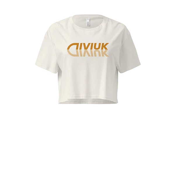 Croptop Mirror cotton T-Shirt from Niviuk Paragliders. Equipment and merchandising for your flights