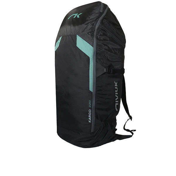 Niviuk Kargo 220 backpack, the most spacious 220L rucksack designed to carry full competition paragliding gear with maximum comfort and durability