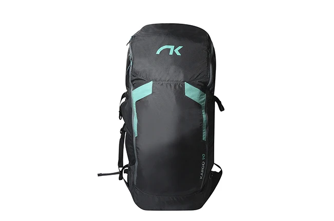 Niviuk Kargo 90 backpack, ergonomic 90L rucksack designed for carrying small wings, harnesses, and paragliding gear