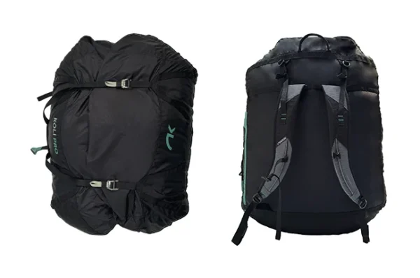 Niviuk rucksack Koli Pro, 200L ergonomic quick-pack bag designed for tandem paragliding and paramotor professionals