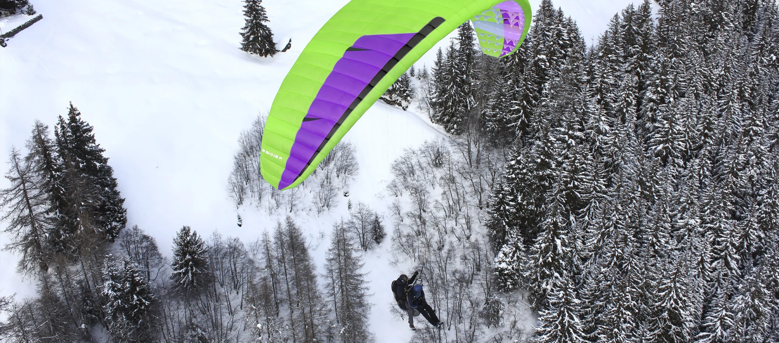 Monosurface ultralight tandem paraglider Bi Skin 2 P by Niviuk